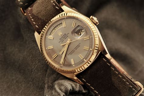 rolex leren band heren